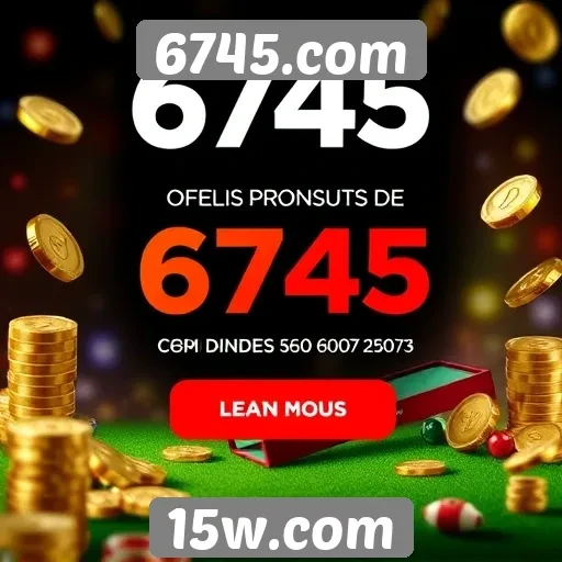 Comparativo de bônus e promoções em 6745.com